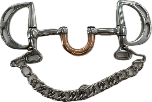 Canter Well SS Slotted Kimberwick Bit