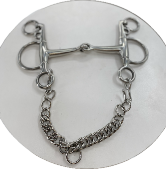 SS Pelham Eggbutt Single-jointed Bit