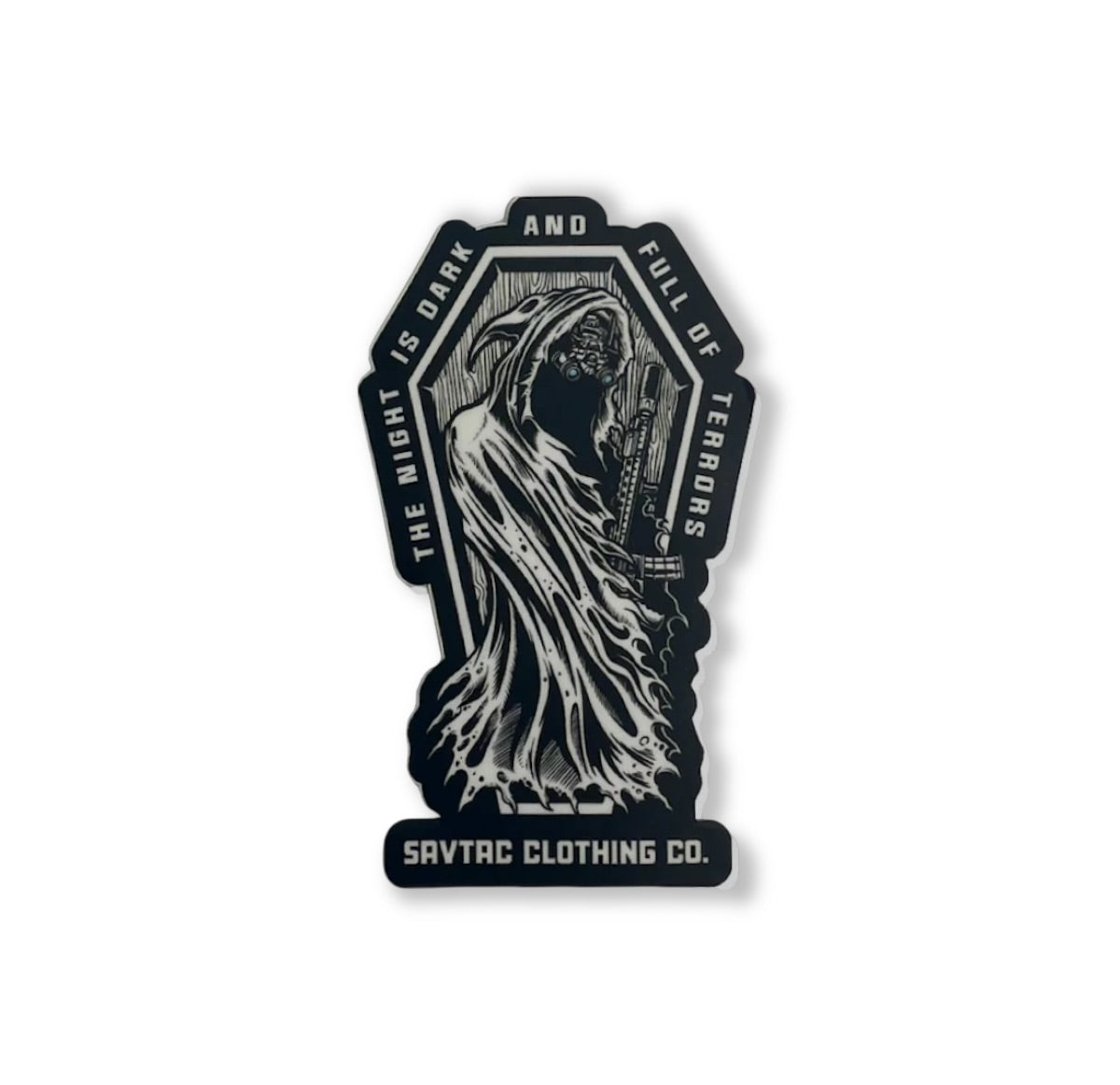 The Night Is Dark Sticker