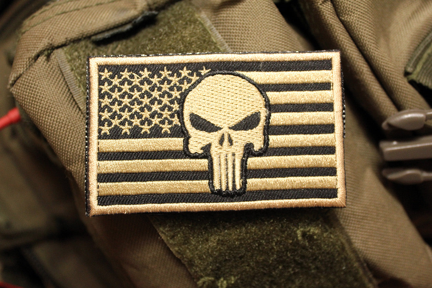 6 American Flag Morale Patch Bundle (Embroidered)