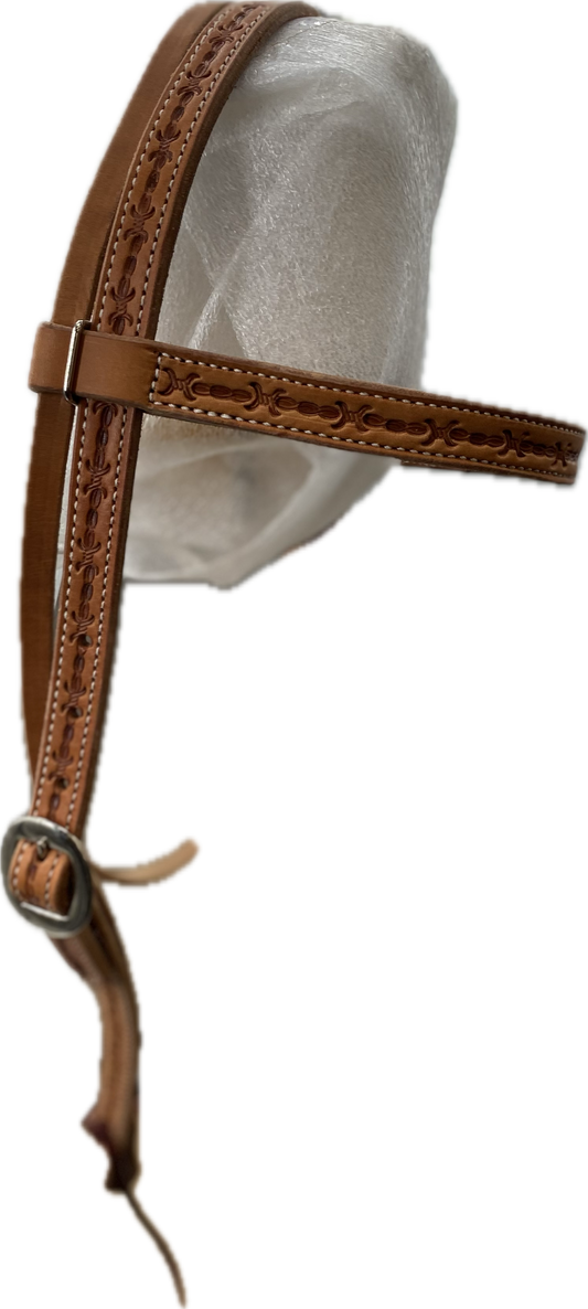 Colorado Gold Border Tooled Headstall