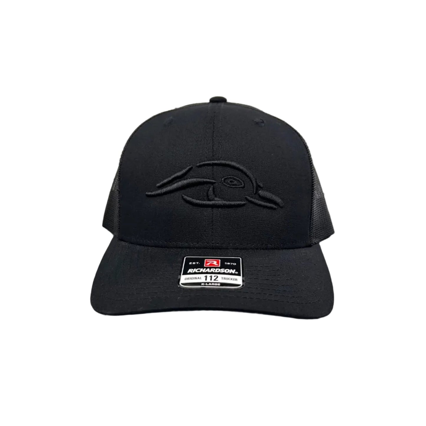 112XL "The Ghost" Black with Black 3D Logo and Black Mesh