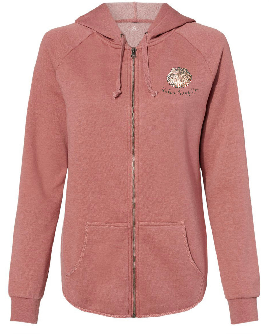 Koloa Seashell Zip-Up Hoodie