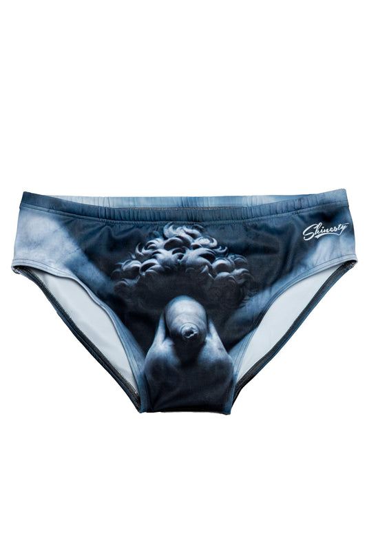 The David's Goliath | Marble Statue Swim Brief