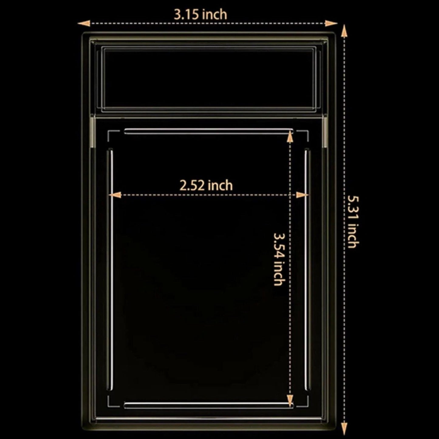 Vanity Slabs Retail Bundle 1 x Slab, Book Case, Pick & One Random Mystery Card Baseball Football Hockey or Basketball
