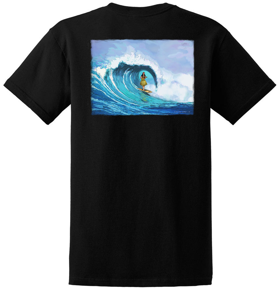 Koloa Hula Barrel Comfort Tri-Blend T-Shirt