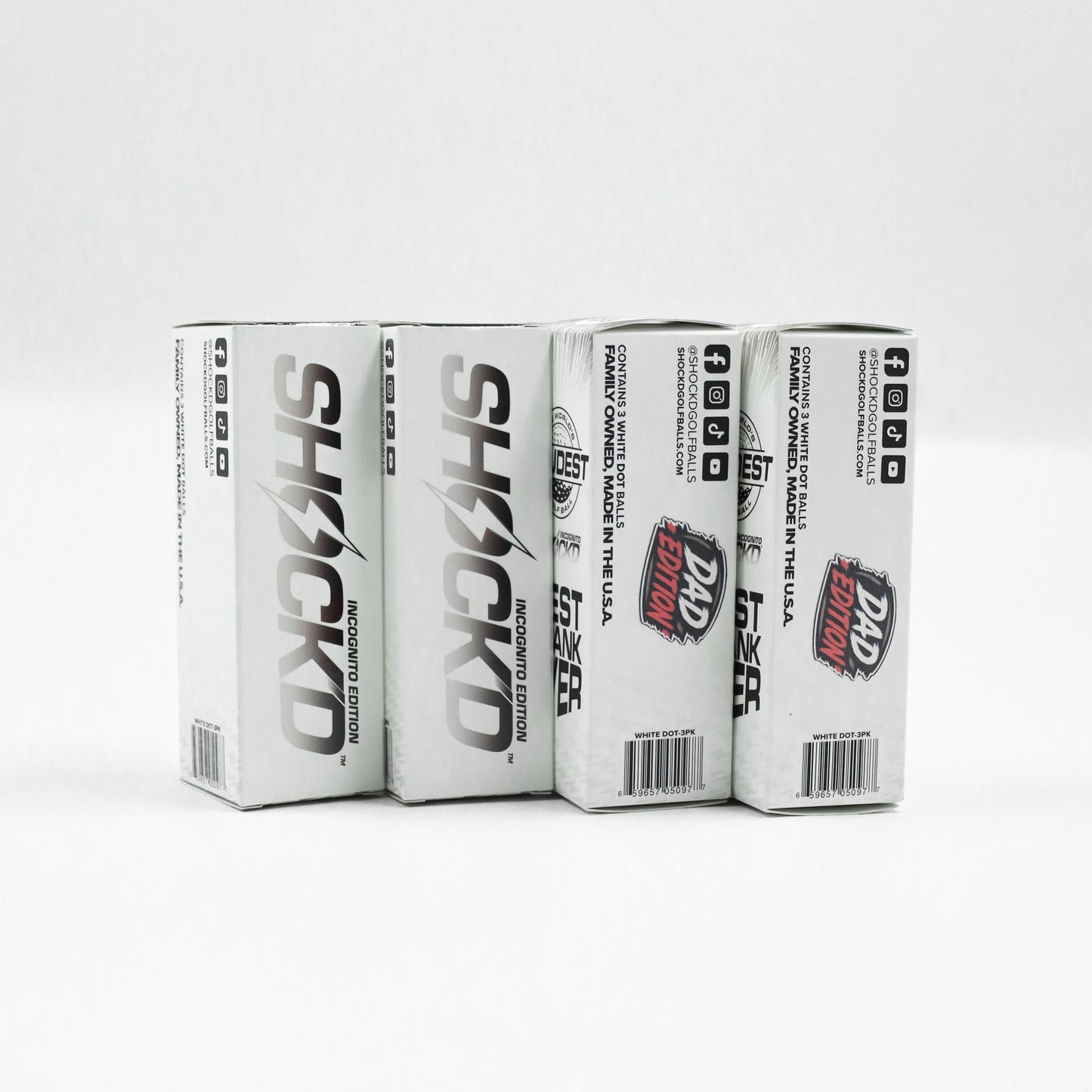BUY 3 GET 1 FREE BUNDLE - SHOCK'D Golf Balls