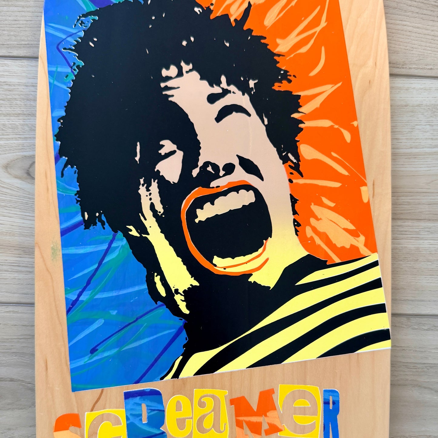 Screamer 10”x30” ONE-OF-A-KIND, HAND-PAINTED Deck (1 of 1)