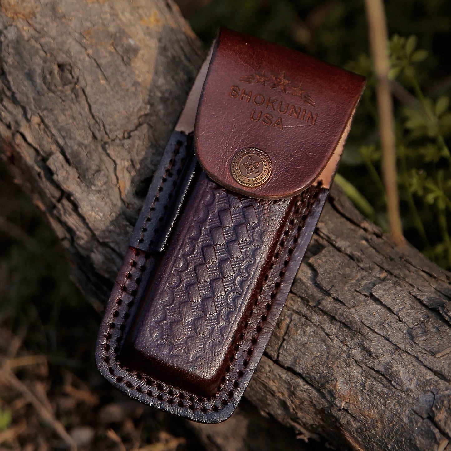Raze Pocket Knife Engraved with Exotic Rose Wood Handle