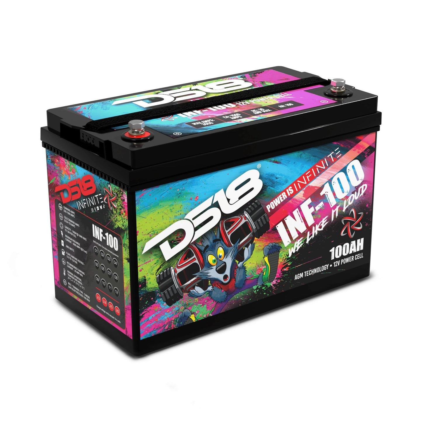 INFINITE 100 AH AGM Power Cell Battery