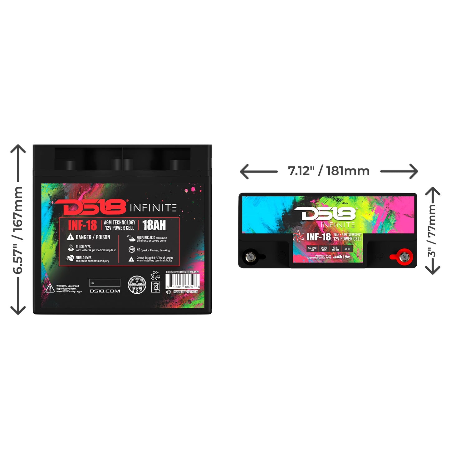 INFINITE 750 Watts 18 AH AGM Power Cell