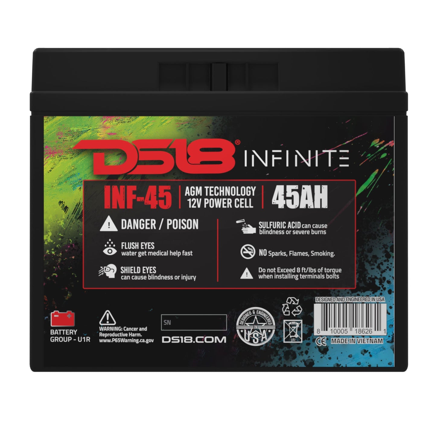 INFINITE 45 AH AGM Power Cell Battery