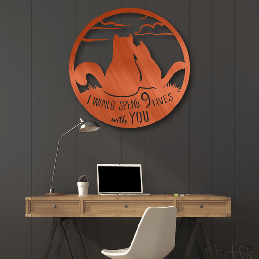 9 Lives Together Wall Art