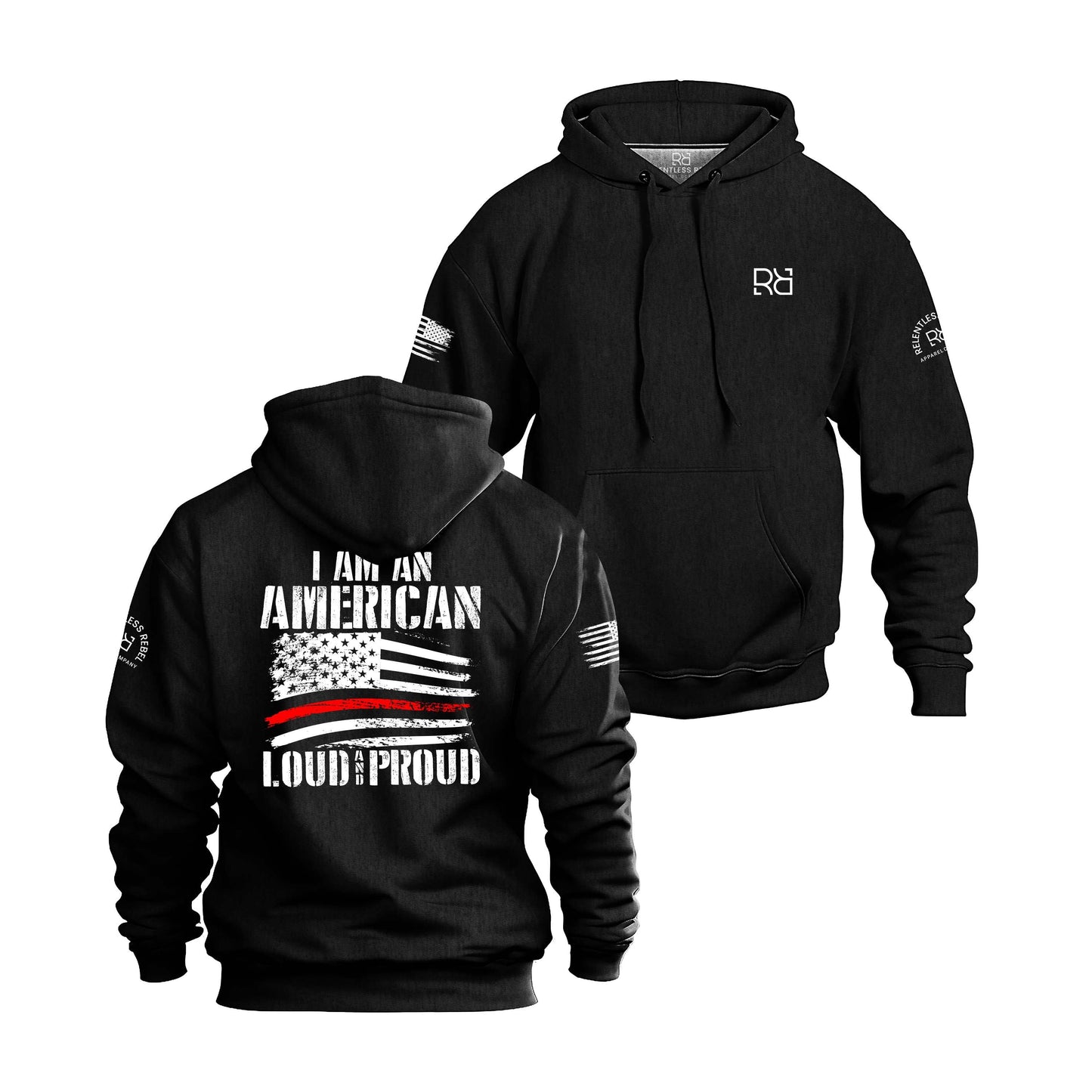 I Am an American - Loud and Proud | Men's Hoodie