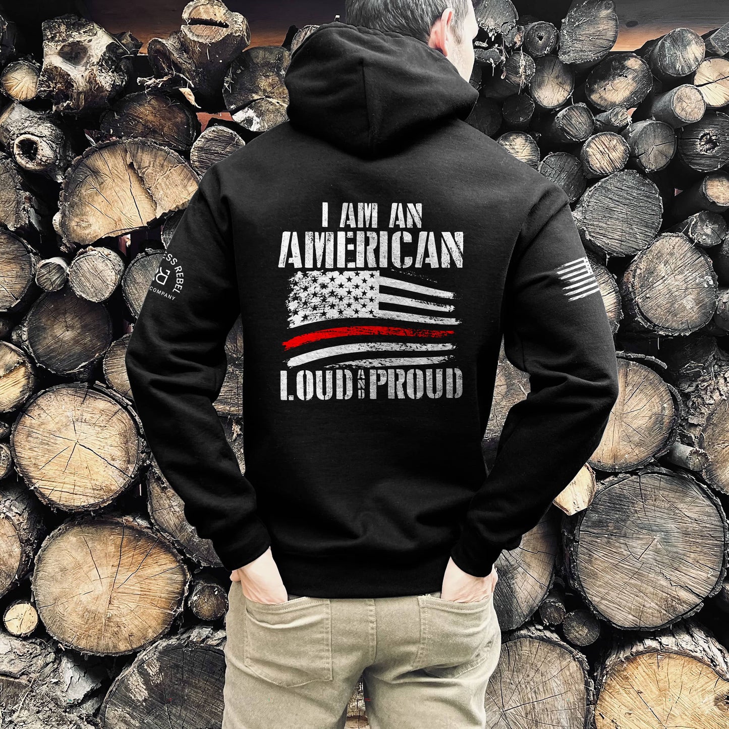 I Am an American - Loud and Proud | Men's Hoodie