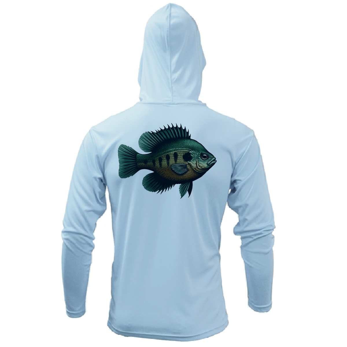 Florida Freshwater Born Bluegill Men's Long Sleeve UPF 50+ Dry-Fit Hoodie
