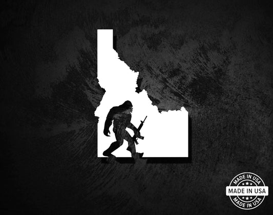 Idaho Bigfoot AR15 Decal