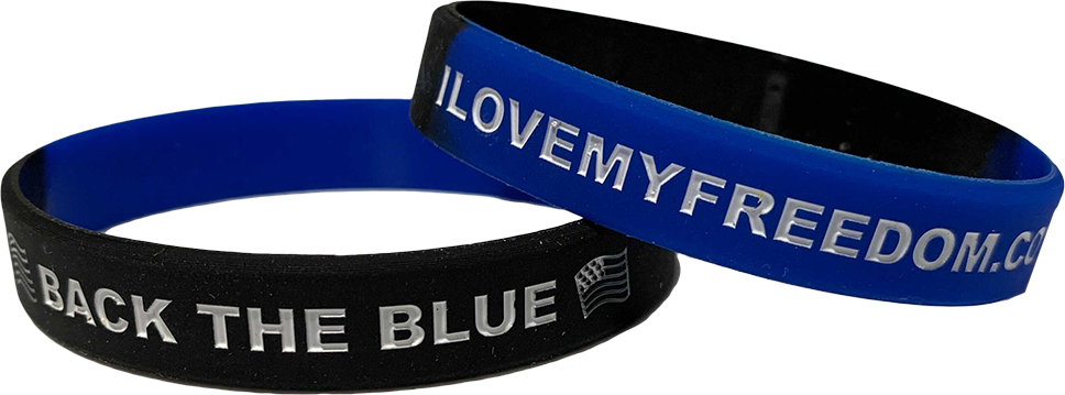 Back The Blue Wristband