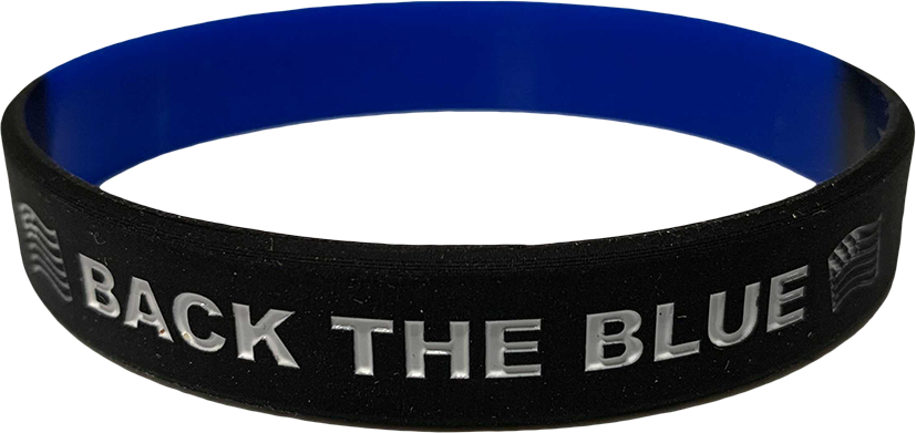 Back The Blue Wristband