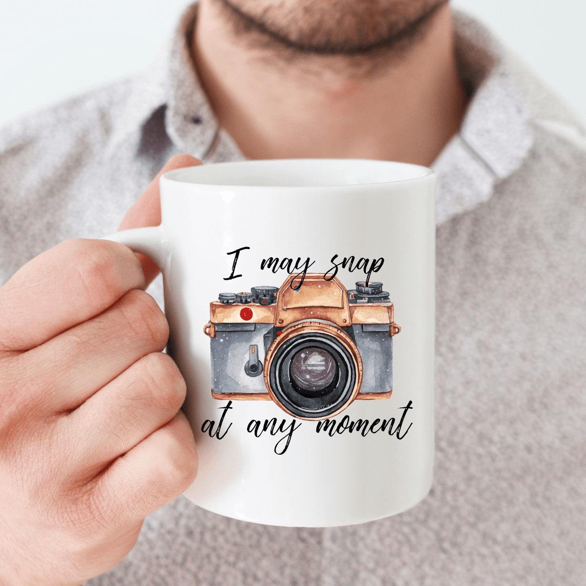 I May Snap At Any Moment Vintage Coffee Mug