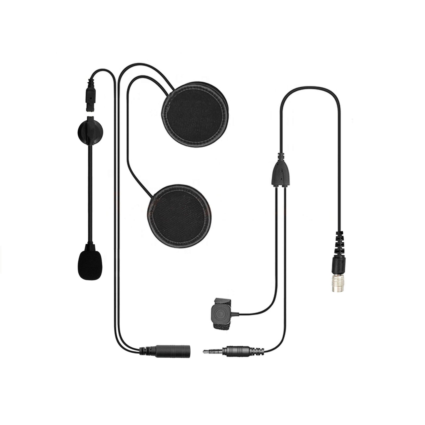 In Helmet & Push To Talk Kit - Quick Disconnect (Hirose): Harris/Tait TP3000/7110/7100/8000/9000 Series