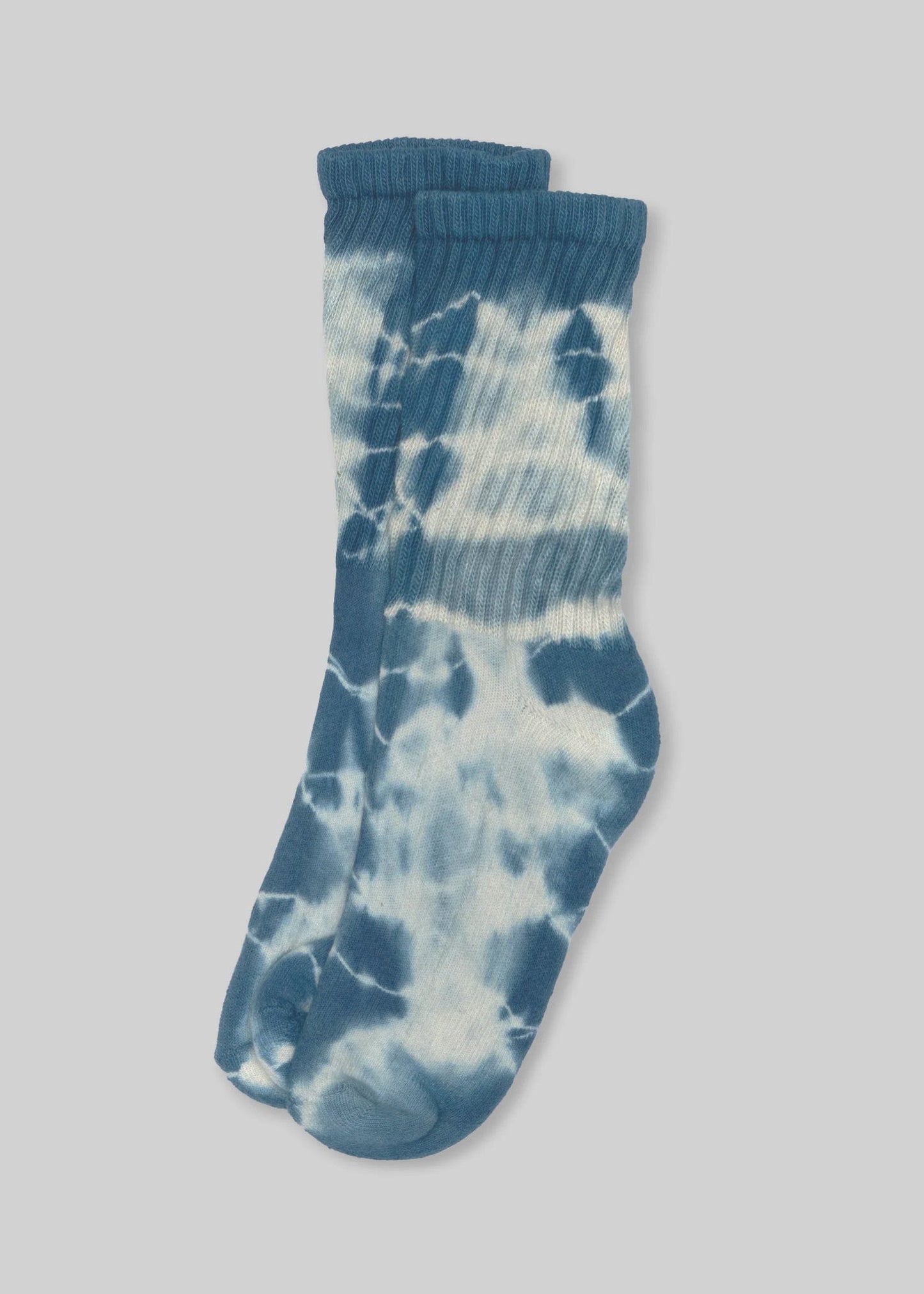 Indigo-Dyed Retro Crew