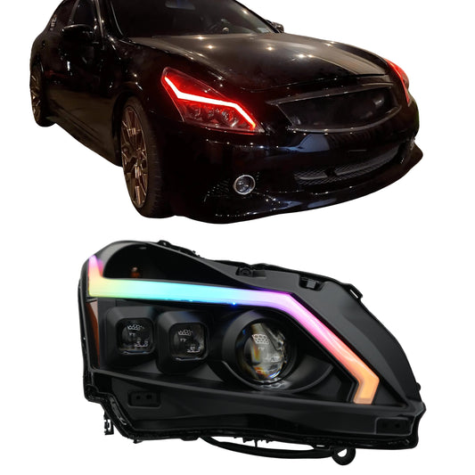 (2010-2013) Infiniti G37 Multicolor Flow DRL Boards (for Spyder Headlights only)