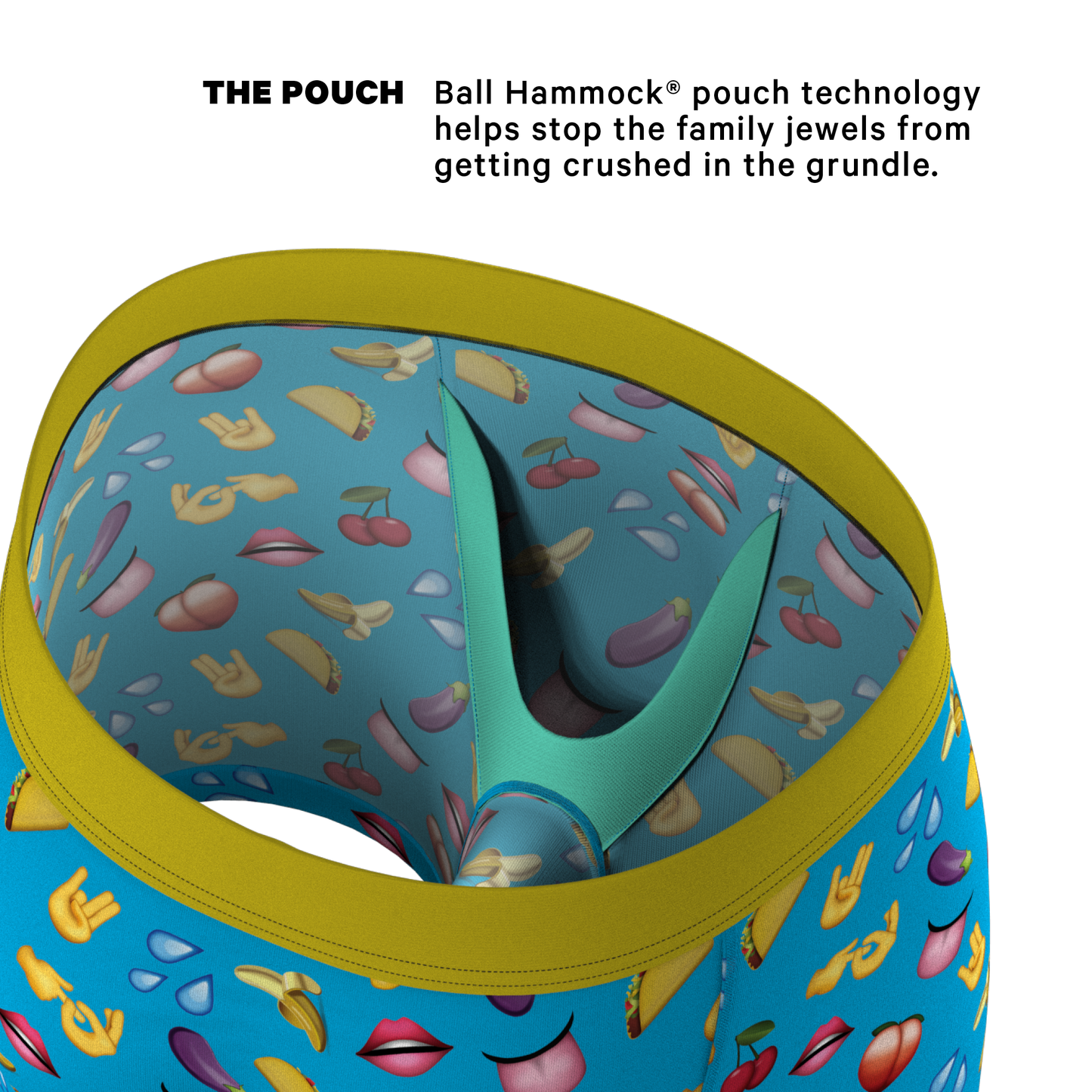 The Innuendo | Emoji Ball Hammock® Pouch Underwear