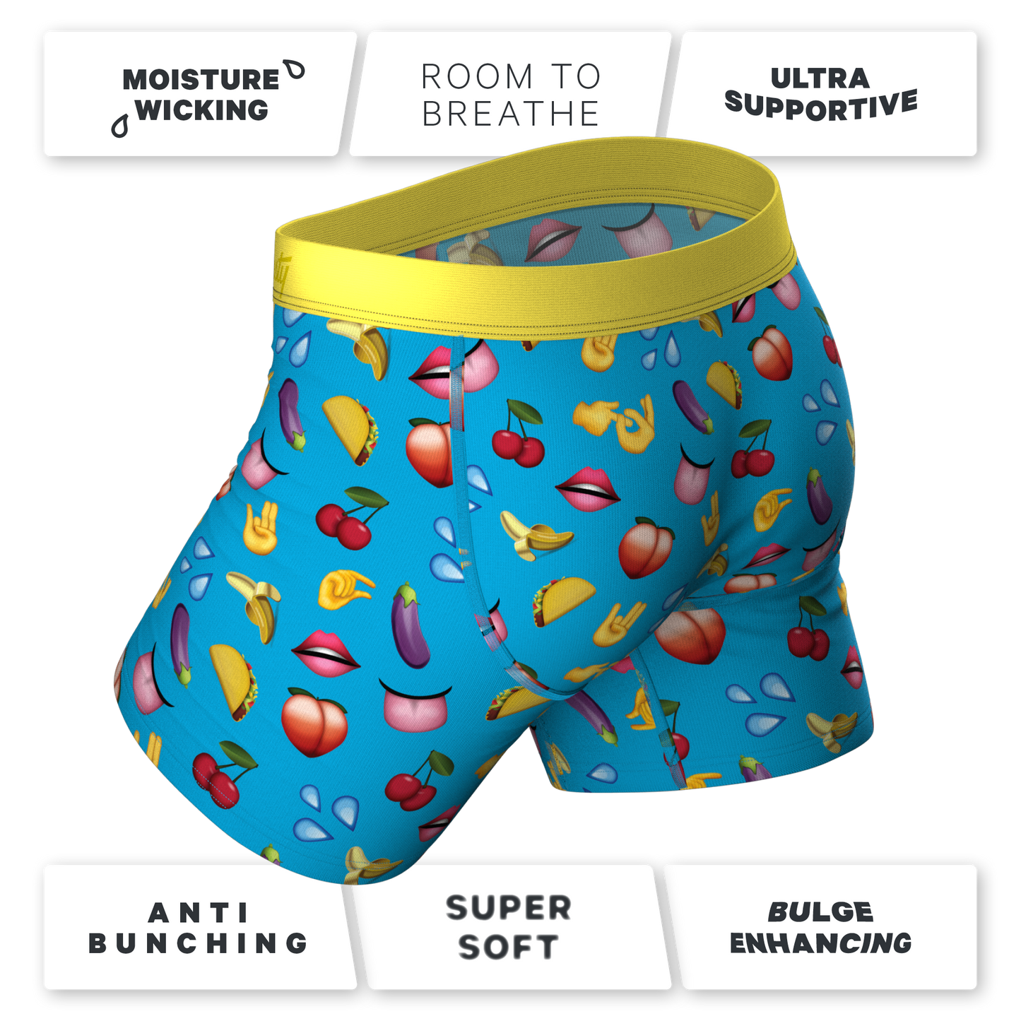 The Innuendo | Emoji Ball Hammock® Pouch Underwear