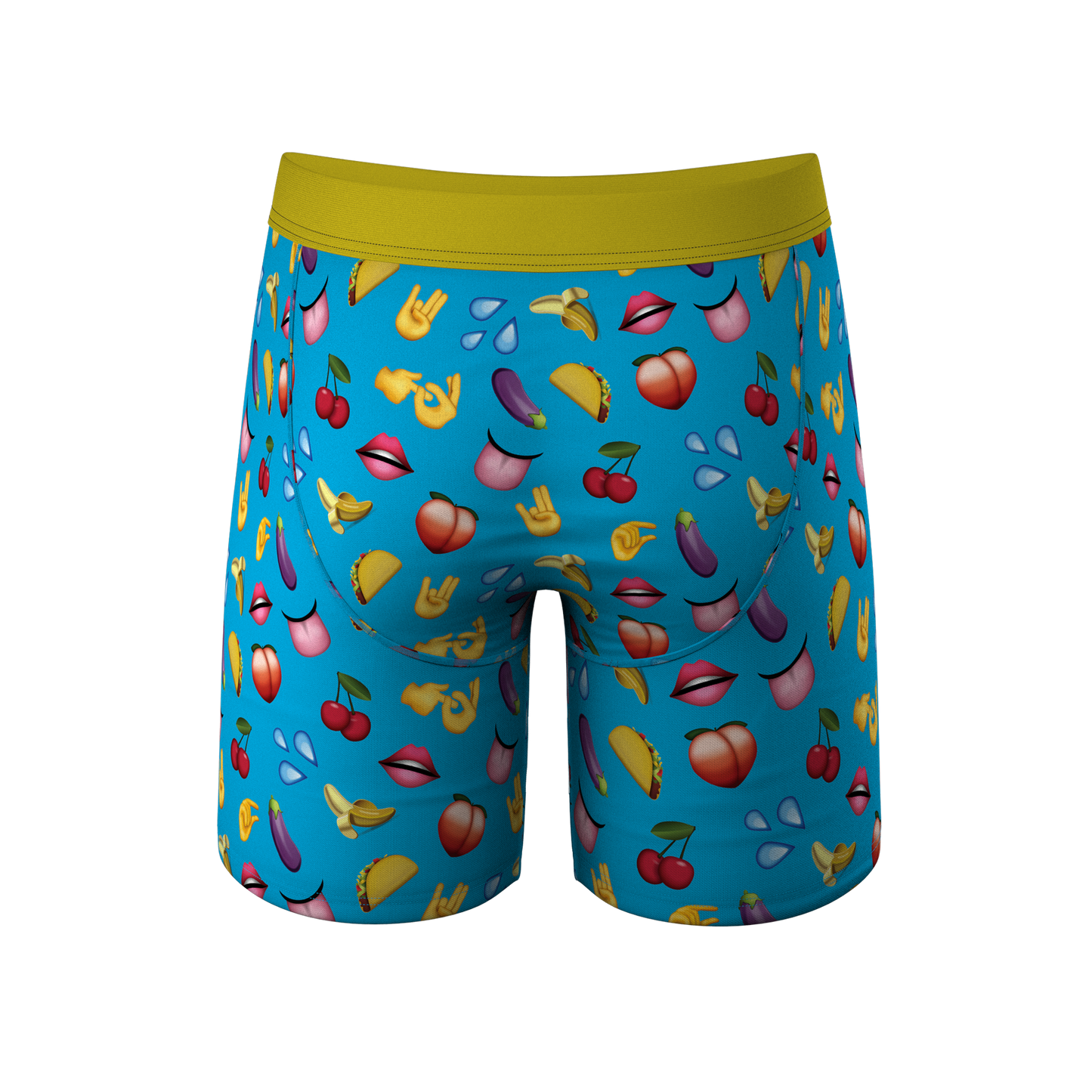 The Innuendo | Emoji Long Leg Ball Hammock® Pouch Underwear With Fly