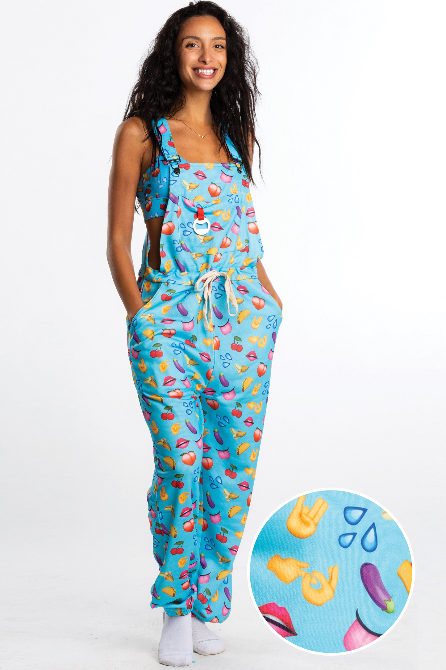 The Innuendo | Emoji Print Ladies Pajamaralls®