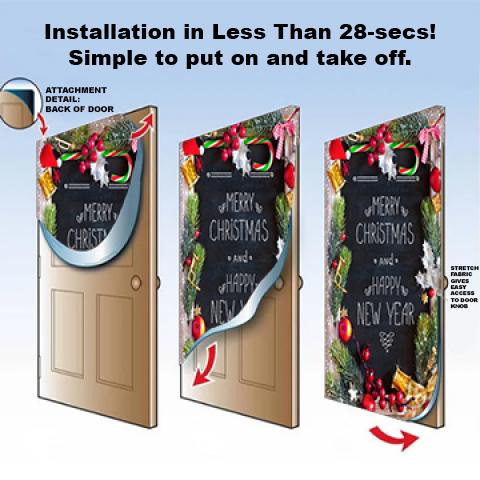 Santa Claus Door Decoration