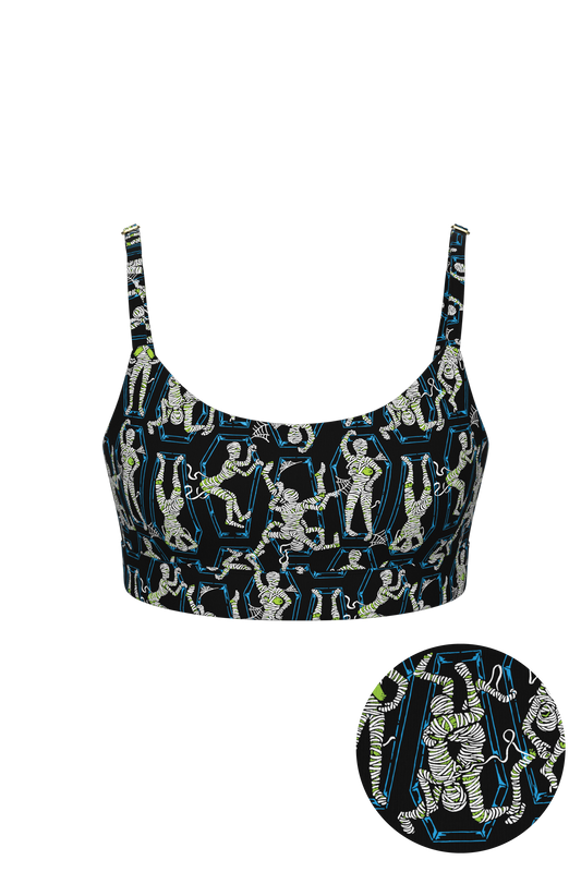The Inter-Corpse | Halloween Mummies Boob Hammock™ Scoop Bralette