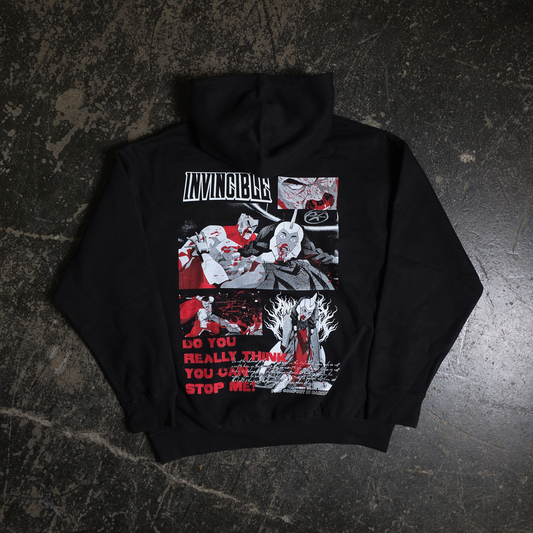 Neck Snap Pullover Hoodie