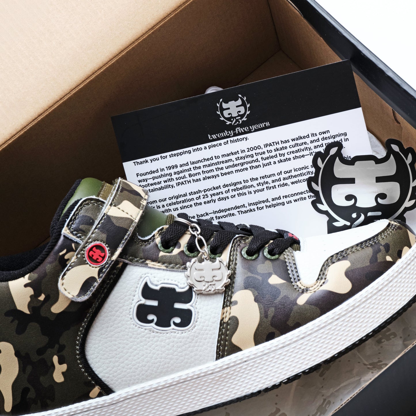 IPATH GRASSHOPPER - Camo Leather Shoes