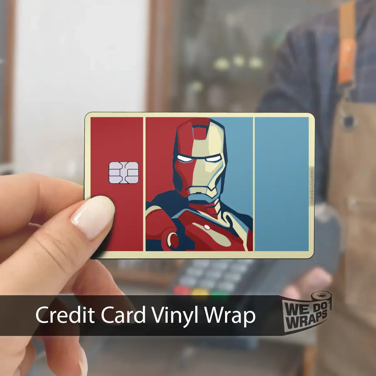 Iron Man Portrait | NFC Key Card Wrap