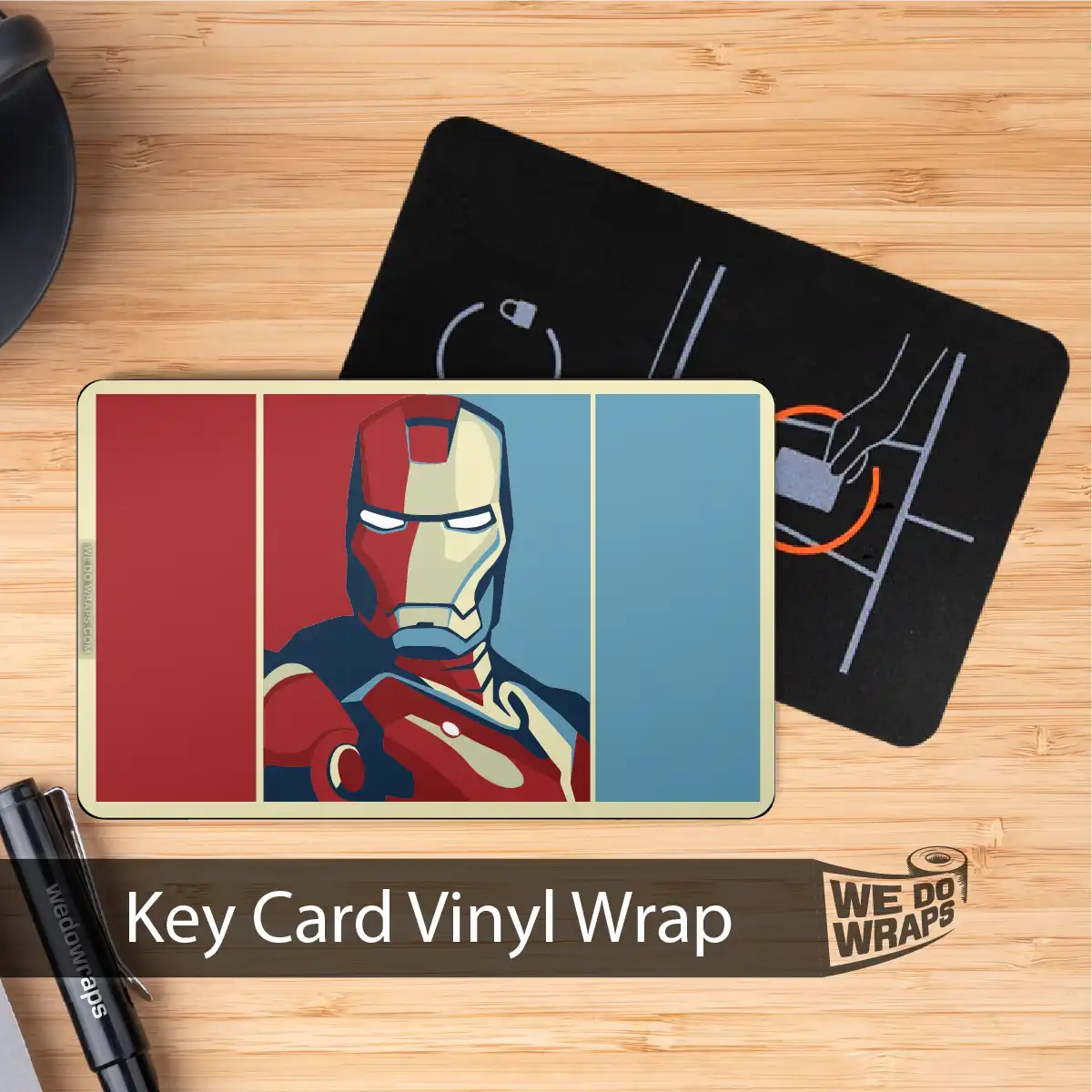 Iron Man Portrait | NFC Key Card Wrap