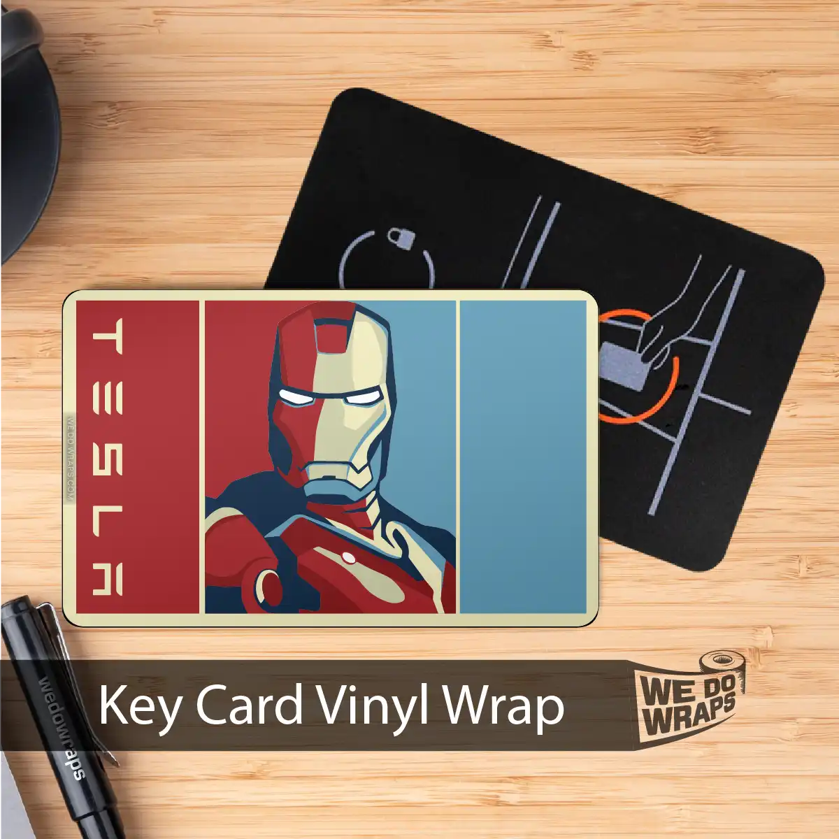 Iron Man Portrait | NFC Key Card Wrap