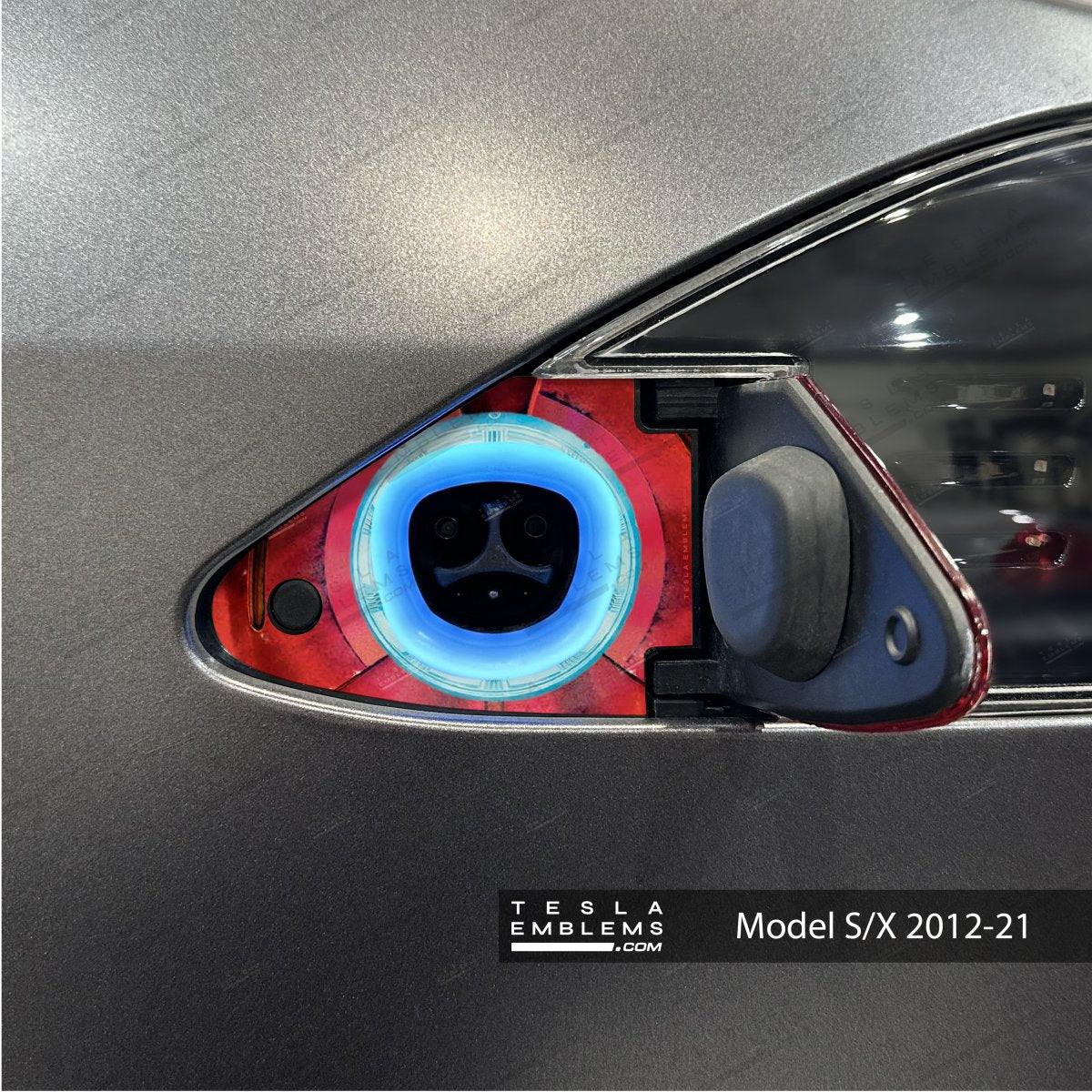 Ironman Arc Reactor Tesla Charge Port Wrap | Model S