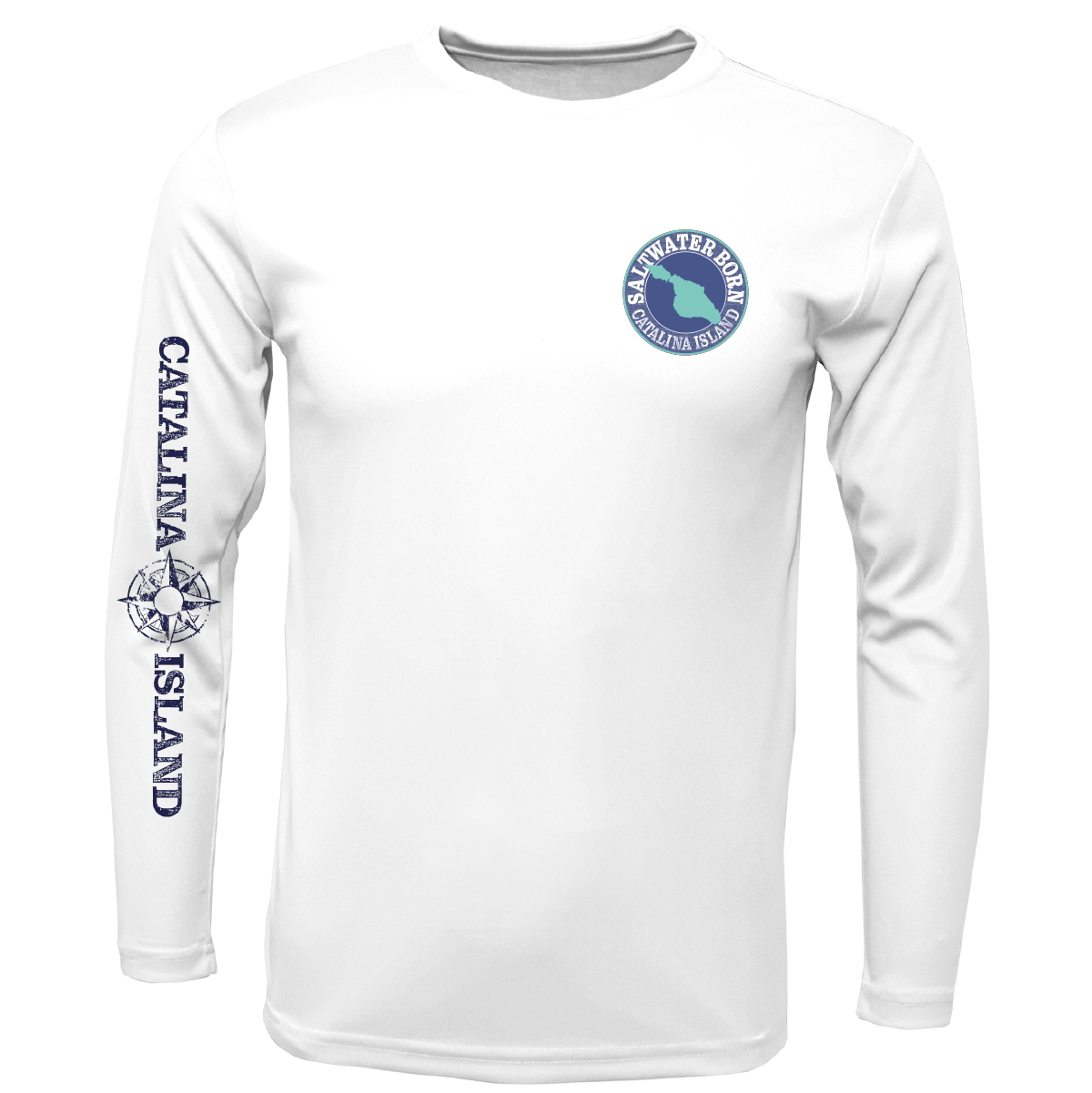 Catalina Island, CA Kraken Men's Long Sleeve UPF 50+ Dry-Fit Shirt