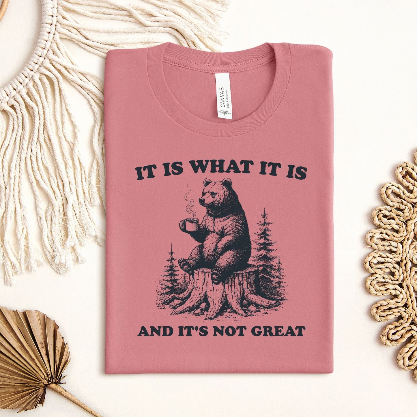 It Is What It Is Bear T-Shirt