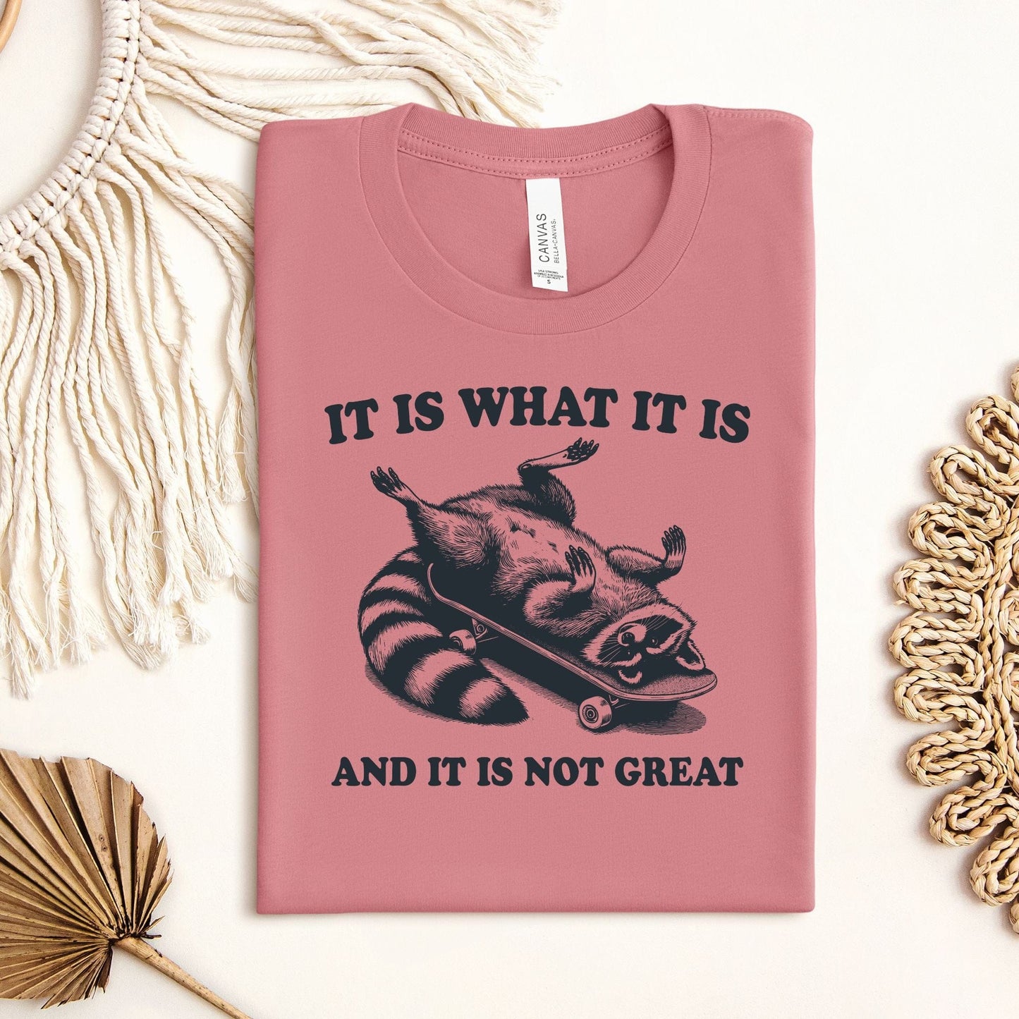It Is What It Is Racoon T-Shirt