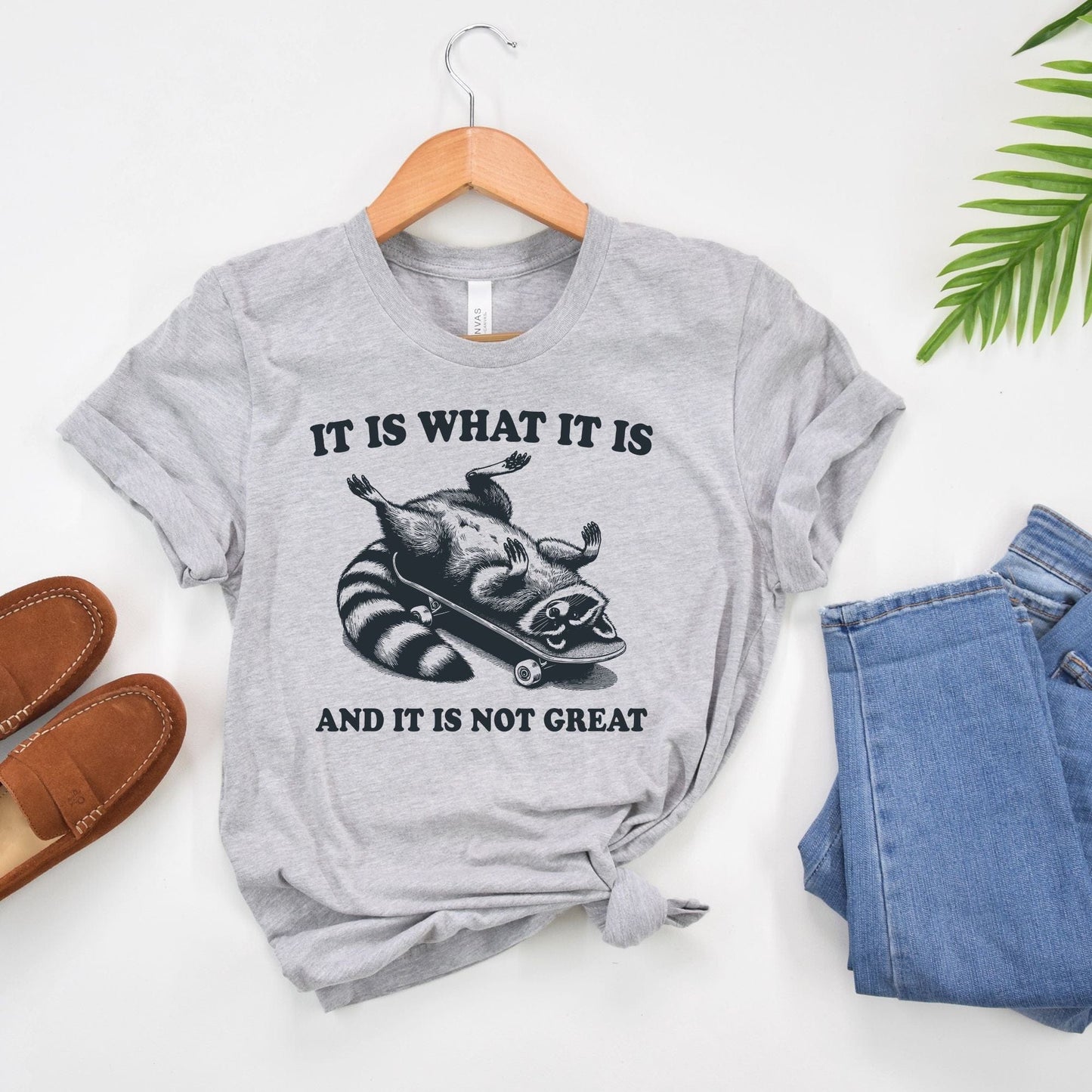 It Is What It Is Racoon T-Shirt
