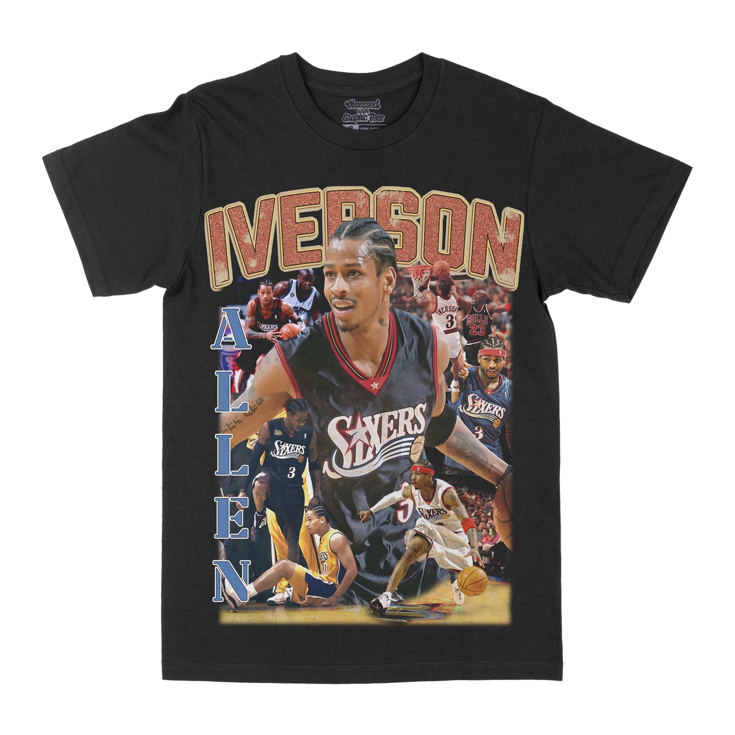 Allen Iverson "Step Over" Graphic Tee