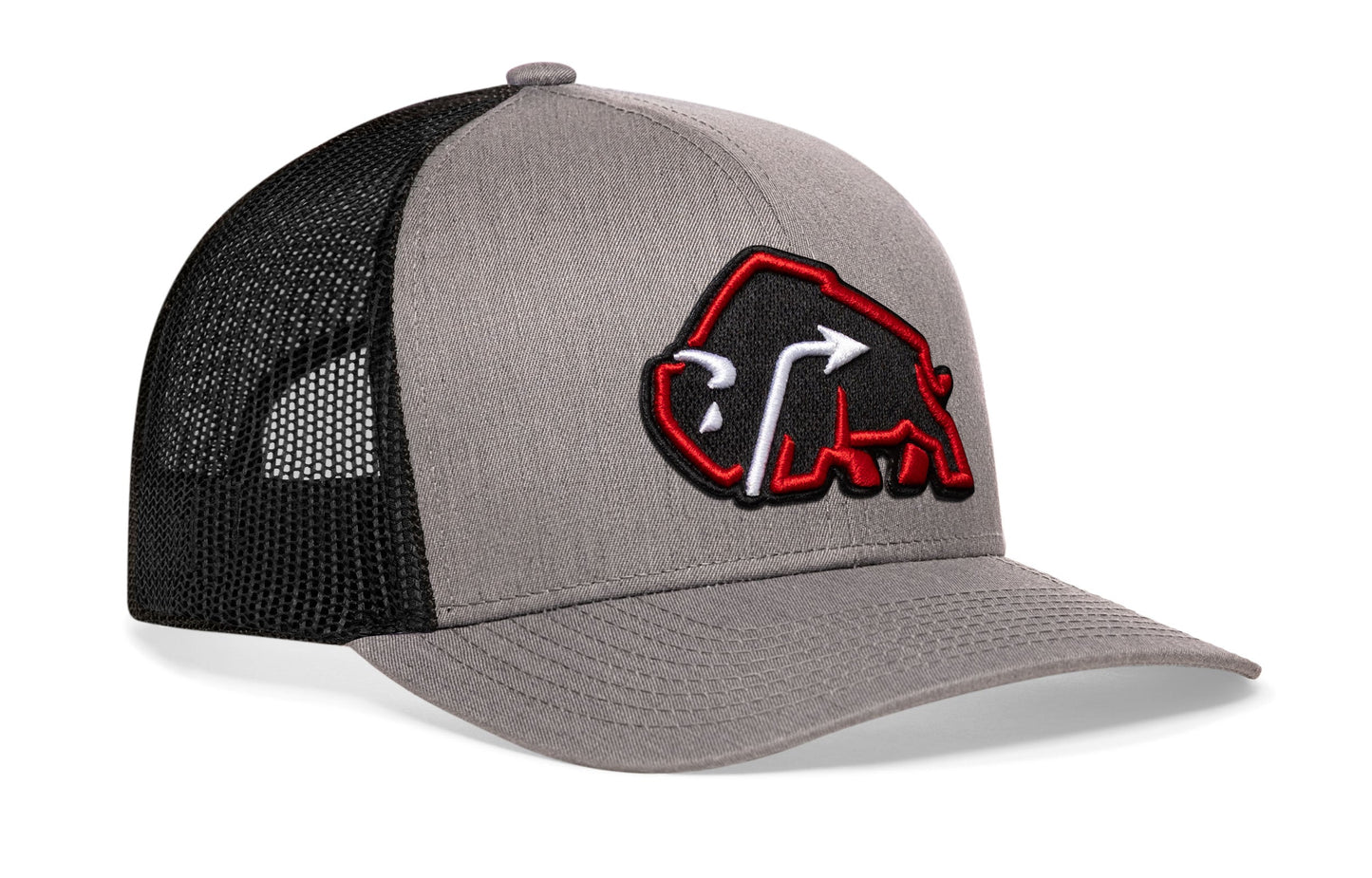 JBR x Haka Red Bison  |  Gray-Black Buffalo Snapback