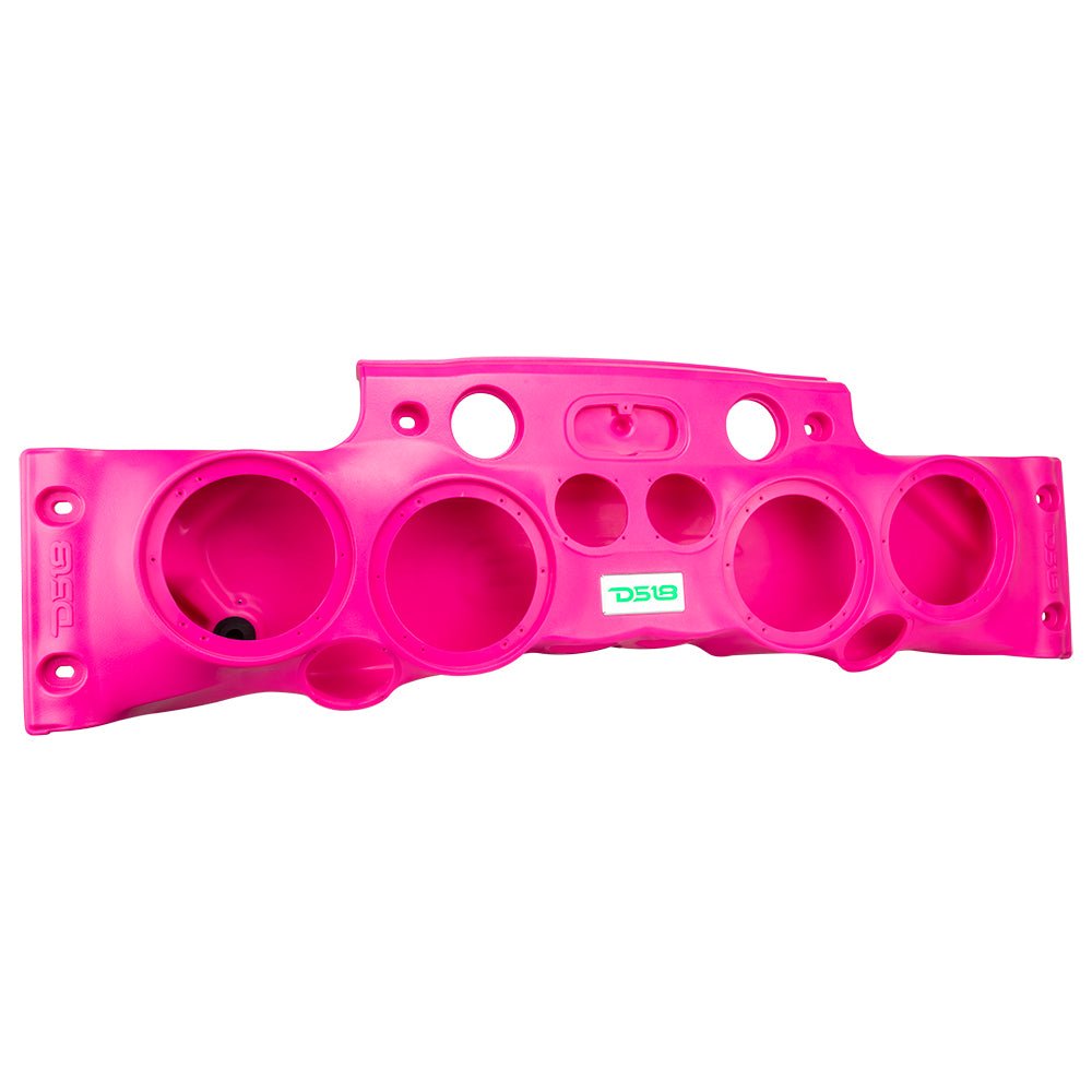 DS18 JK-SBAR/PINK Exclusive Overhead Audio Bar System for JK/JKU Jeeps(4x 8" Speakers 4x3.72" Tweeters 2x1" Drivers) Pink