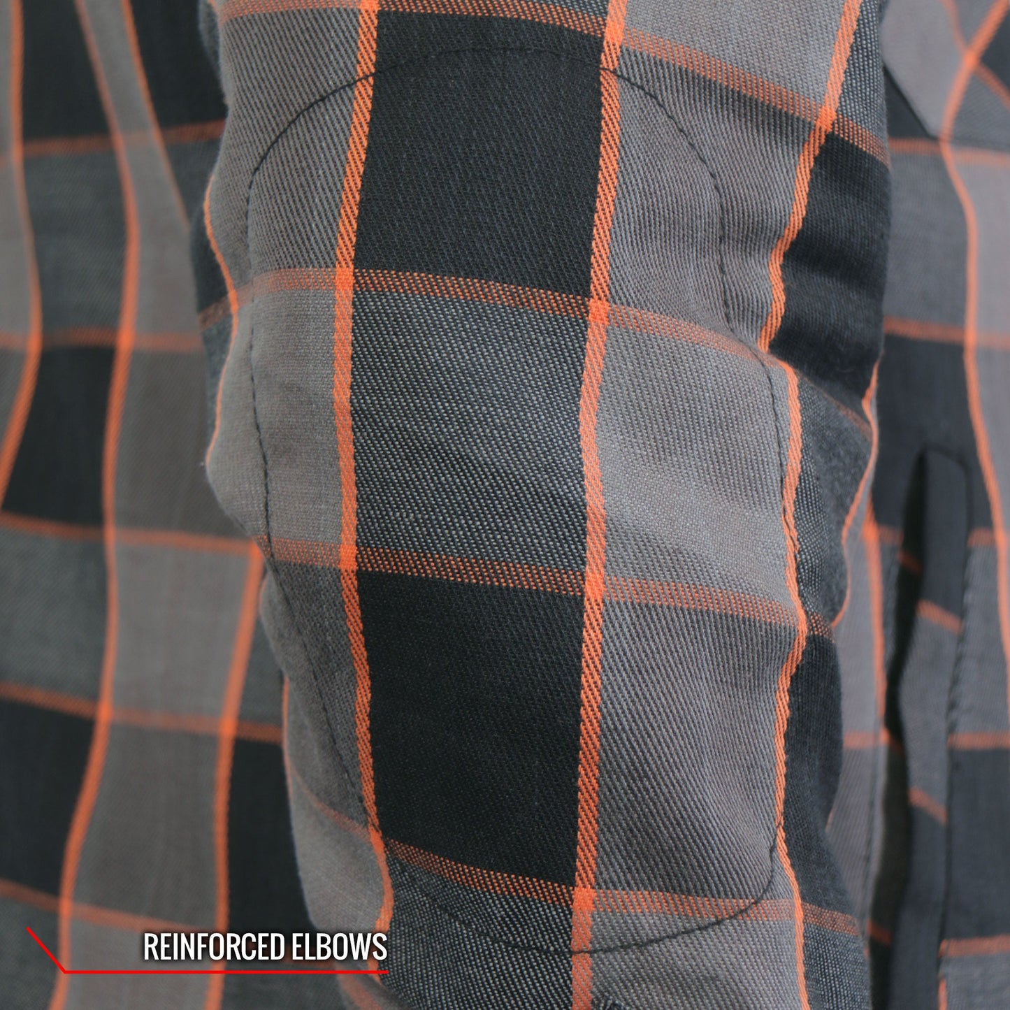 Hot Leathers Men's 'Hellride' Multi/Color Cotton Flannel Shirt - Button Front - Riding Protective Wear - JKM3202