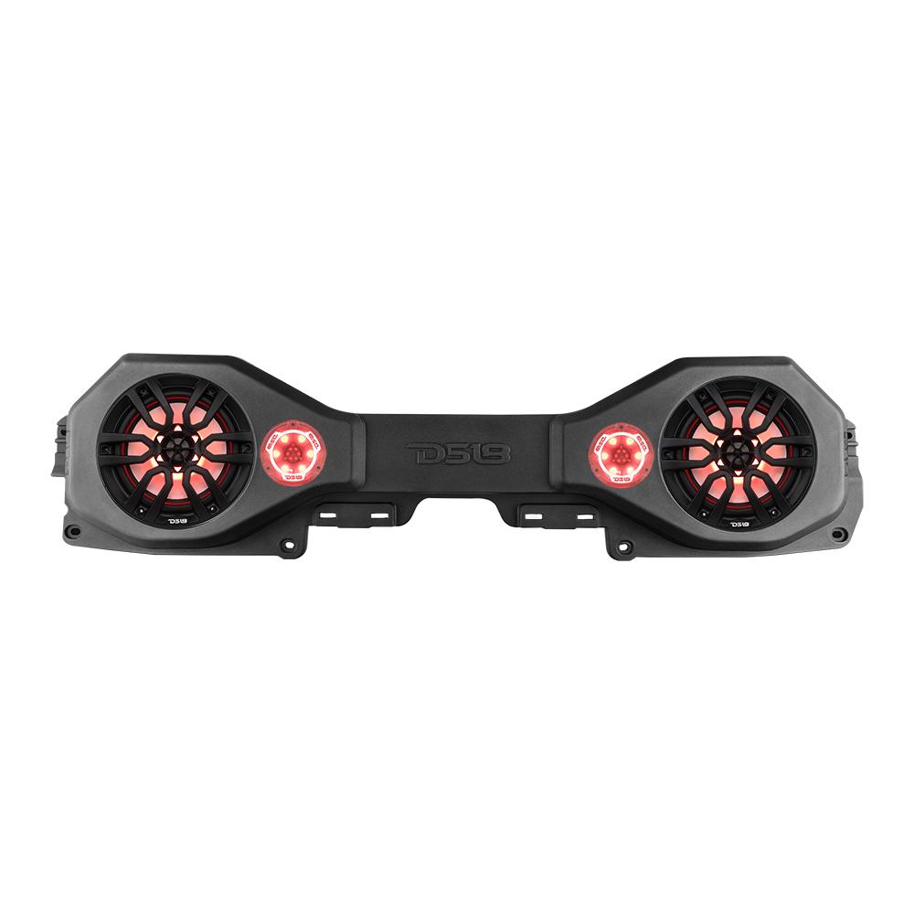 Jeep JL/JLU,JT Overhead Bar System Fits 2 X 8" Speakers and 2 X 3.78" Tweeters -Black
