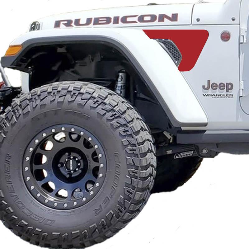 Solid Red Inserts & Flat Black Vent Decals Bundle