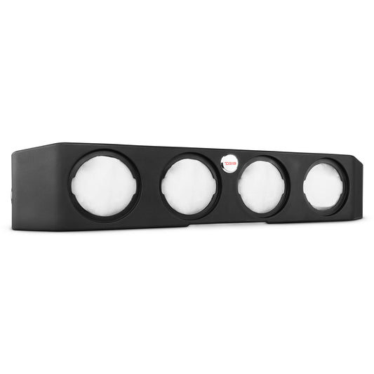 Under Seat Subwoofer Enclosure 4 x 6.5" Sealed for JT Gladiator Jeeps